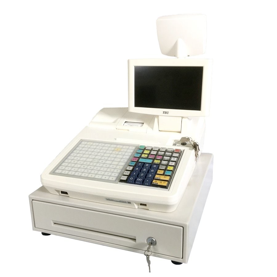 東芝テック FS-2055-V2-R ホワイト POSレジスター【中古】 | 店舗用品