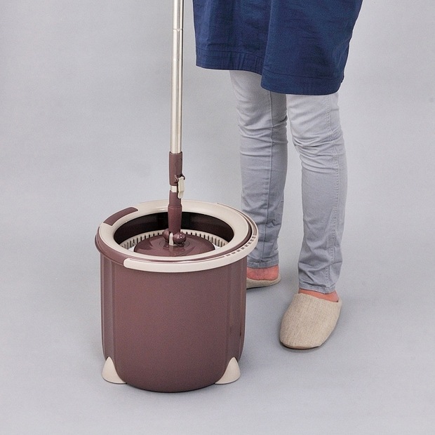 TSM545トルネード回転モップ丸型セット |おそうじのことならアズマ