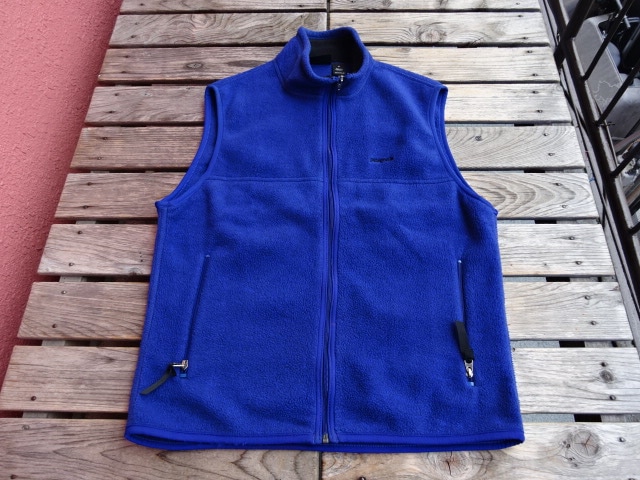 USED 96年FW USA製 パタゴニア ライトウェイトシンチラベスト 青系 M