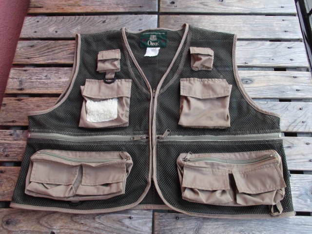 USED 90S 【オービス】 ORVIS フライフィッシングベスト!! USA製 タン