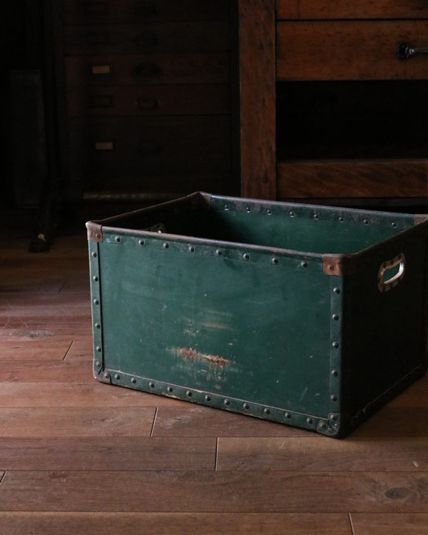 m*m様 ☆セール！☆vintage ファイバーコンテナ【大】アメリカ雑貨