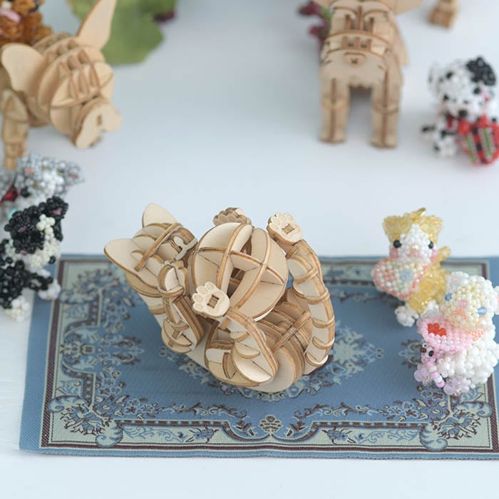 立体パズル 木製 ki-gu-mi ネコ 遊び | すべての商品 | BeadsMania