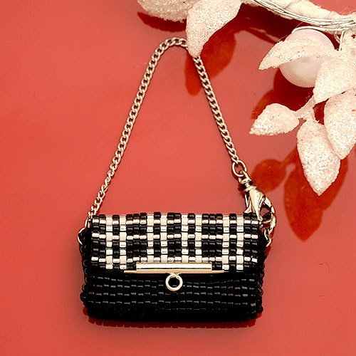 ビーズファクトリー デリカビーズ織りバッグチャームキット