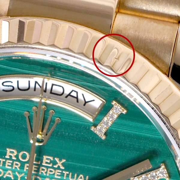 美品】【中古】ROLEX ロレックス デイデイト 36 128238 (マラカイト