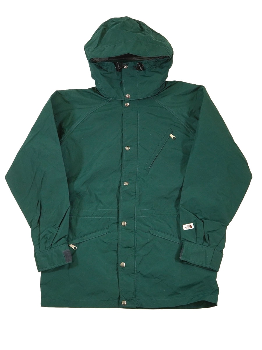 80's 茶タグ THE NORTH FACE フード付き ゴアテックスパーカ グリーン