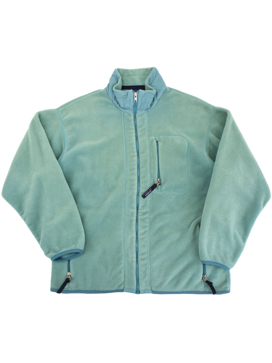 94's 雪無しタグ パタゴニア シンチラジャケット シ―グリーン 表記(L