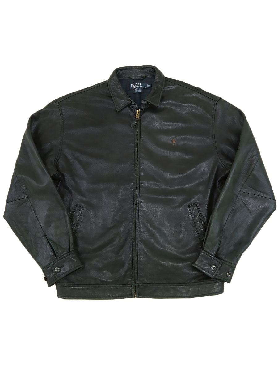 ラルフローレン レザースウィングトップ ブラック 表記(L) | すべての