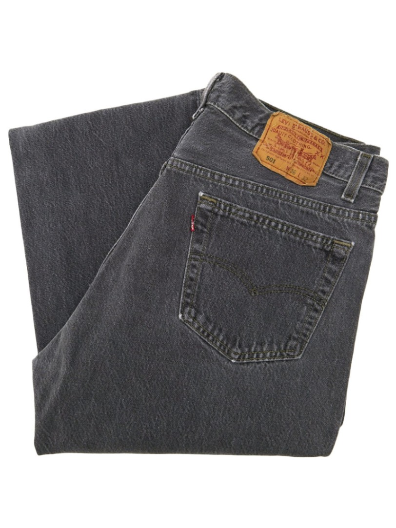 90's Levi's 501 ブラック デニムパンツ 表記(36x32) USA製 | すべての