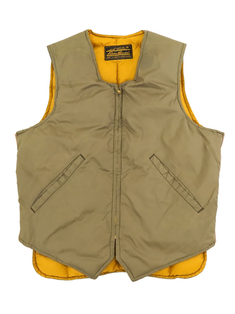 70's 黒タグ エディバウアー ダウンベスト 実寸(M位) | すべての商品