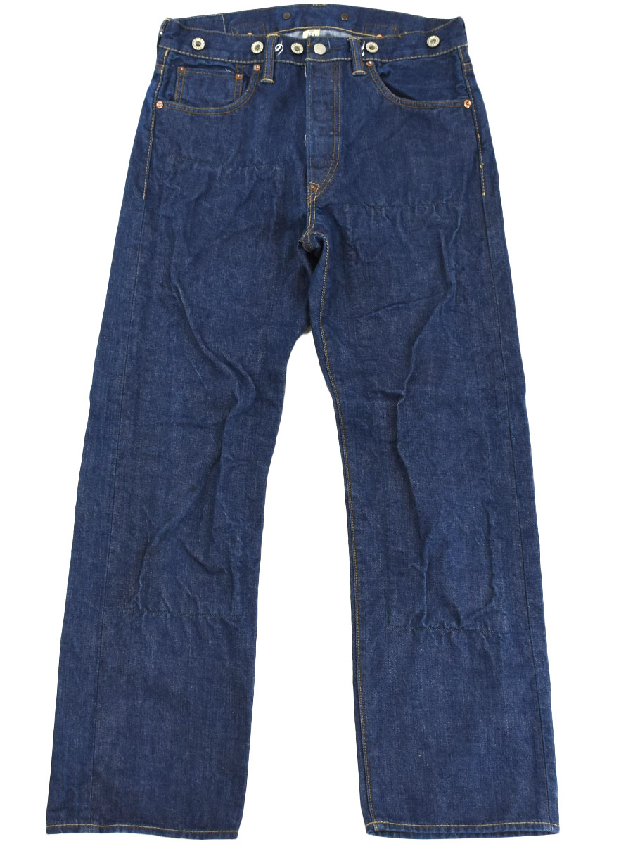 USA製 RRL バックルバック サスペンダーボタン 股リベット ダブルニー