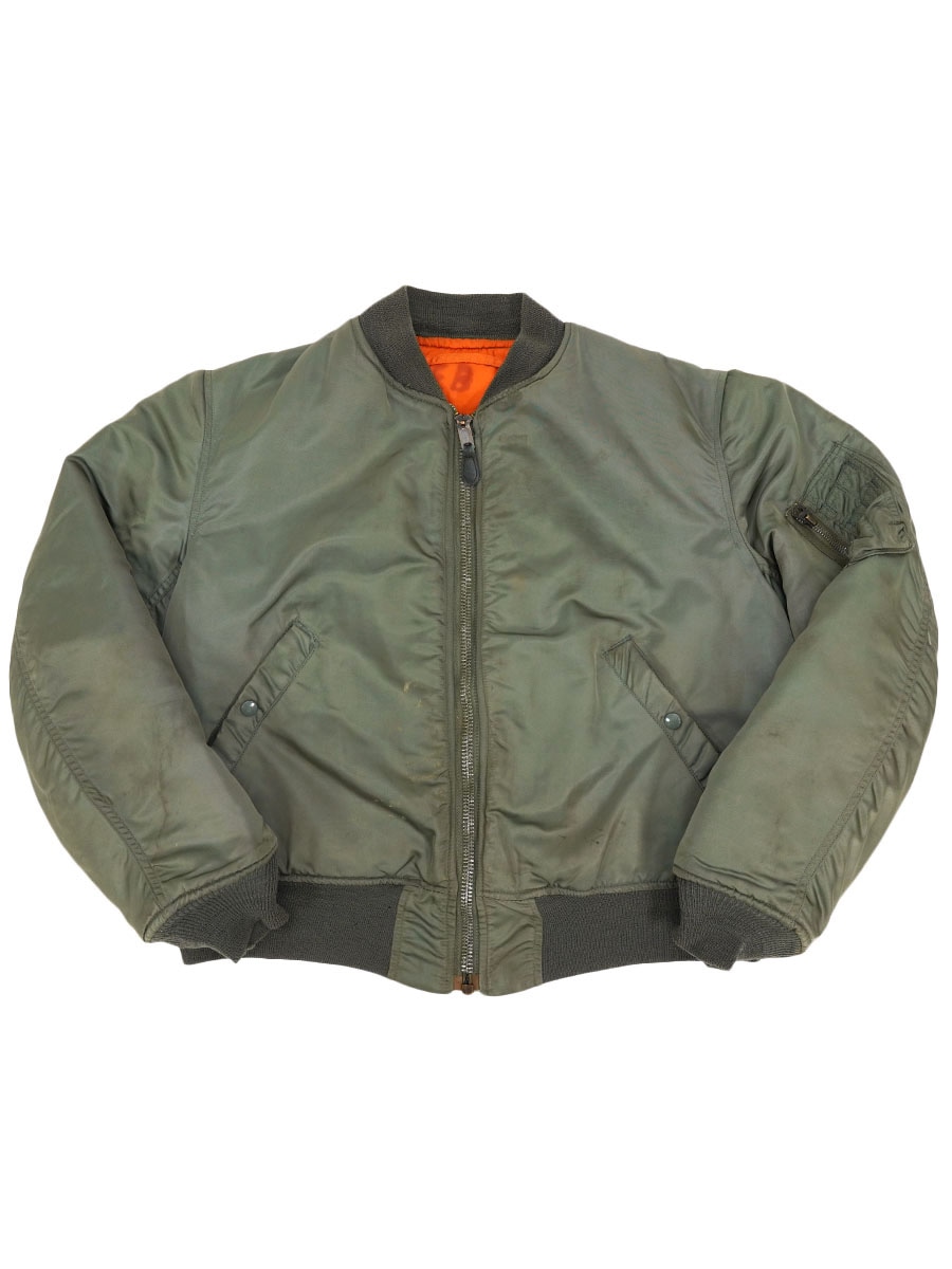 69's U.S.AIR FORCE MA-1 MIL-J-8279D 縦ステッチ フライトJKT 表記