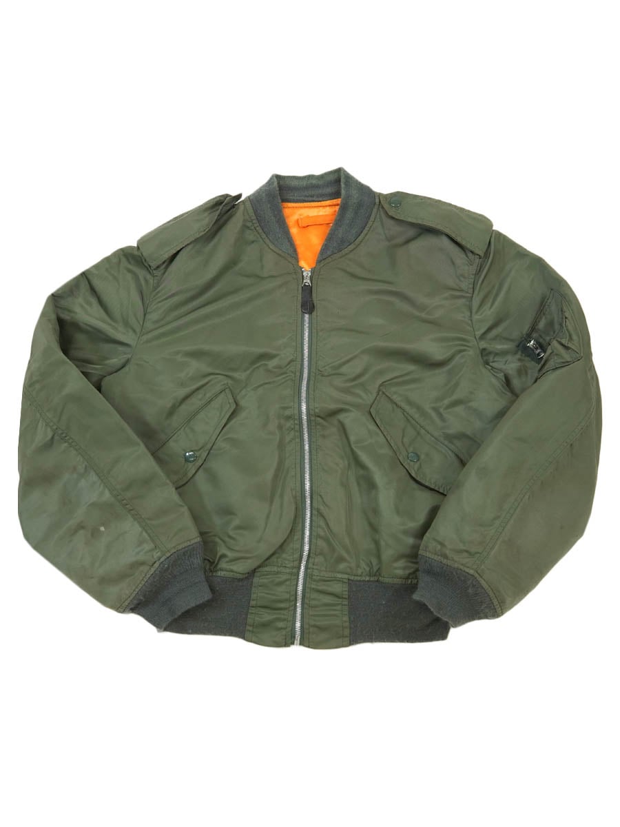 80's～ ALPHA INDUSTRIES L-2B MIL-J-7448J フライトジャケット 表記(L