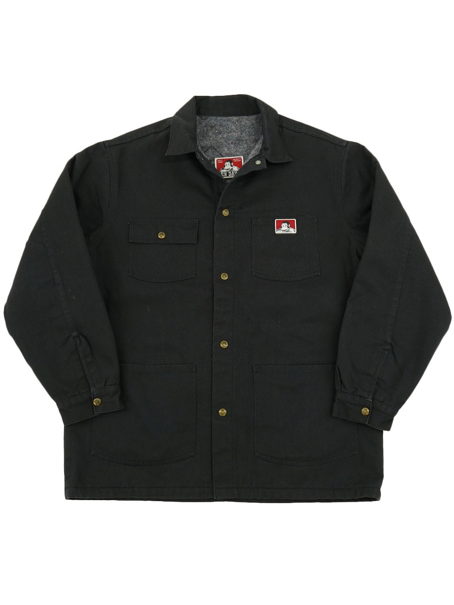 USA製 BEN DAVIS 裏ブランケットライナー カバーオール 表記(XL) BLK