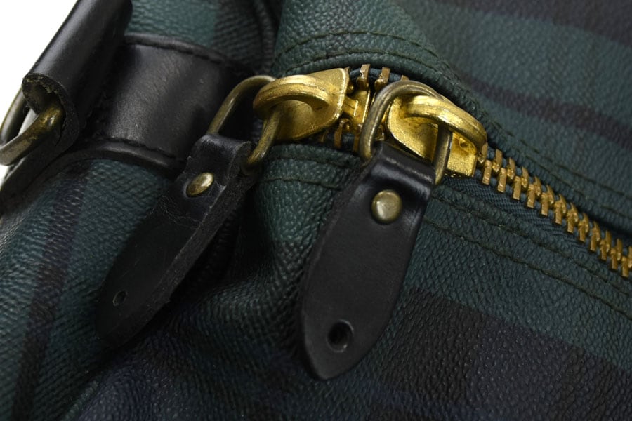 ラルフローレン ブラックウォッチタータンチェック ボストンバッグ