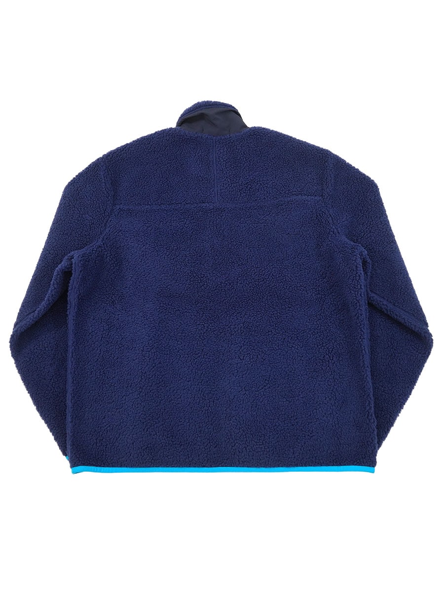 POLO SPORT フリースジャケット ネイビーxライトブルー 表記(L) DEAD