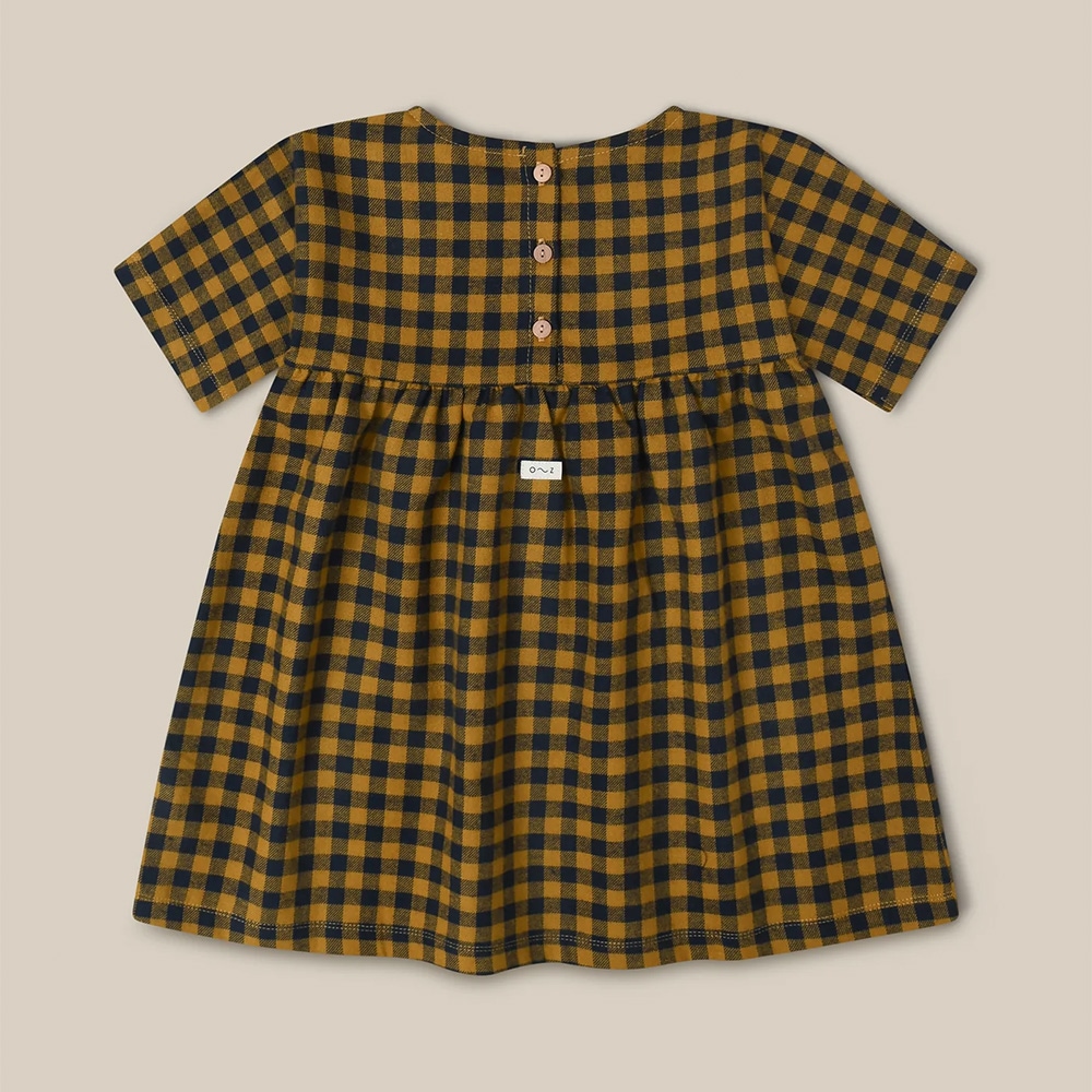 ワンピース キッズ ベビー オーガニックズー ギンガムチェック Organic
