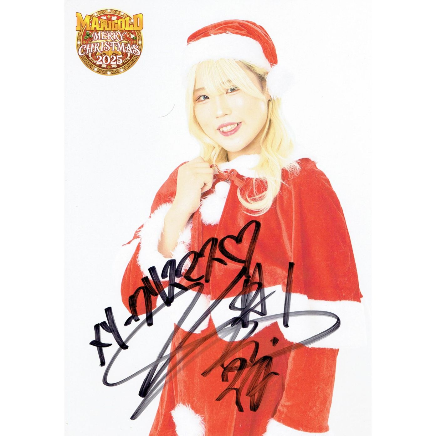 ビクトリア 弓月 #1 マリーゴールド ポートレート 直筆サイン入り