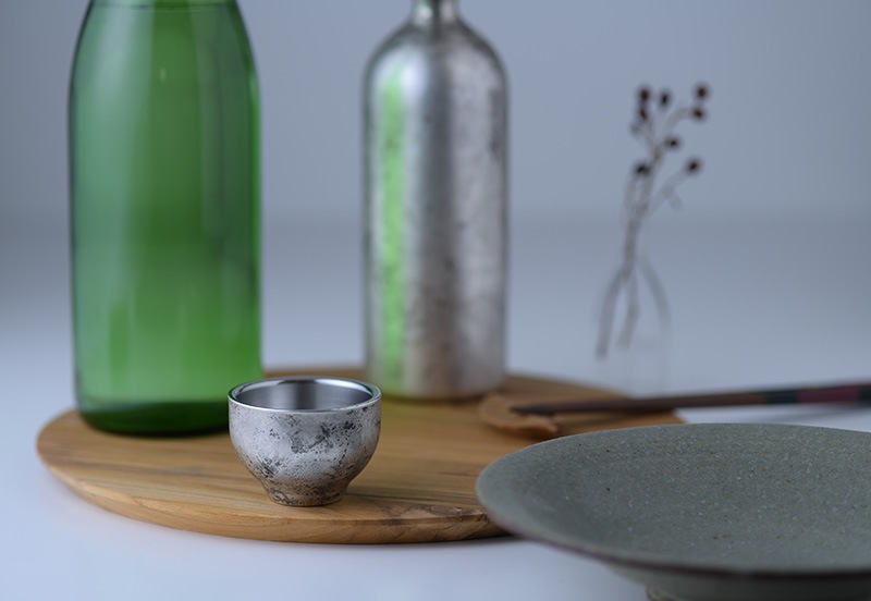 ぐい呑み おしゃれ 日本製 高級 折燕 ORI-EN ステンレス製 真空二重