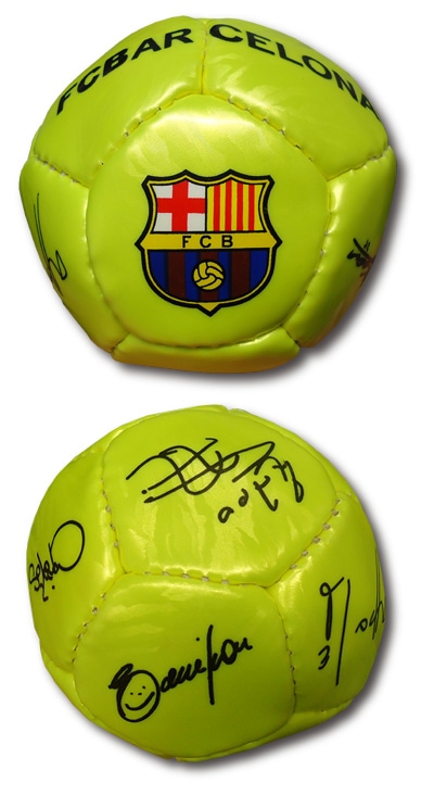 FCバルセロナ サインボール（イエロー/小）