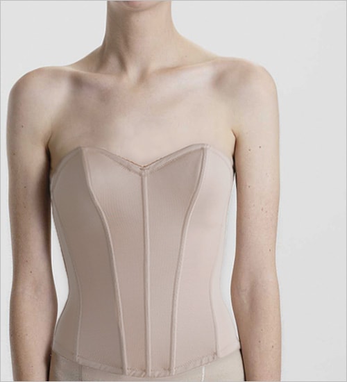 インポートビスチェ 脇・背中開きの広いドレスに対応 【ブライダル