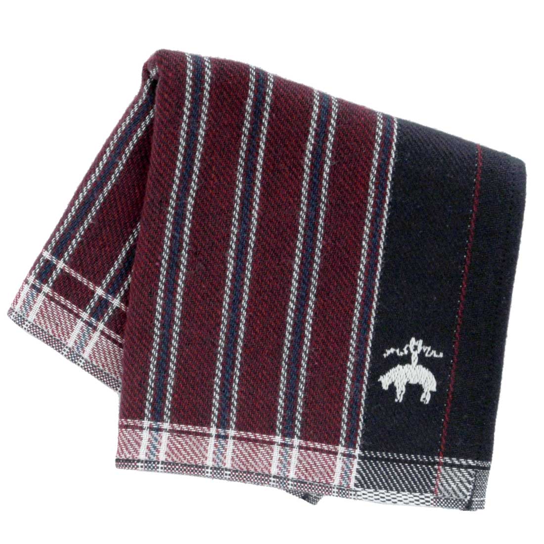 ブルックス ブラザーズ ガーゼハンカチ ストライプ レッド 【Brooks