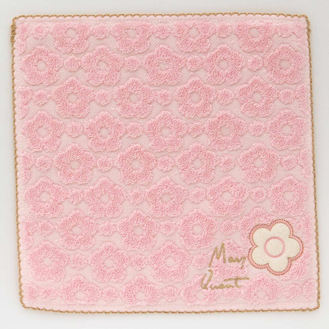 マリークワント タオルハンカチ 0004 ピンク 【MARY QUANT マリー