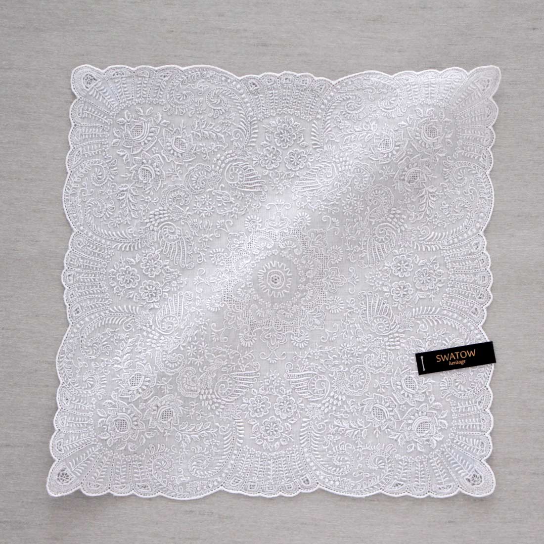 送料無料】汕頭手刺繍 ハンカチ ヘリテージ | レディース,スワトウ