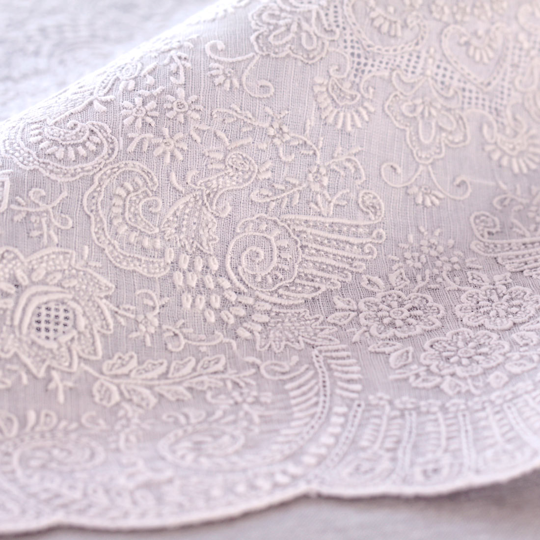 送料無料】汕頭手刺繍 ハンカチ ヘリテージ | レディース,スワトウ