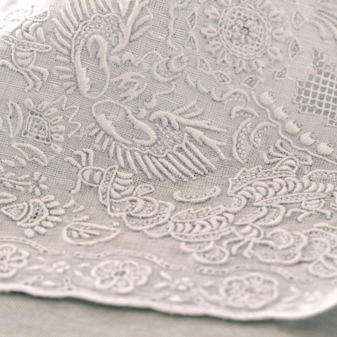 送料無料】汕頭手刺繍 ハンカチ 7516 | レディース,スワトウ ハンカチ