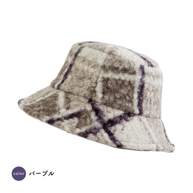 チェックボアバケットハット Teddy テディ | ストアおすすめ商品