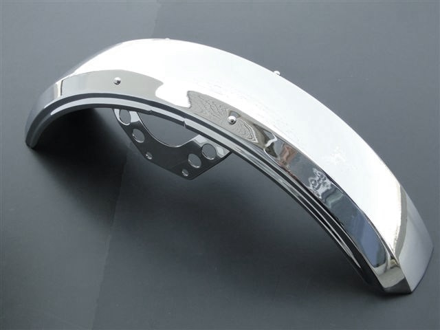 Z400FX/Z550FX メッキフロントフェンダー(B品)☆全体に小傷あり