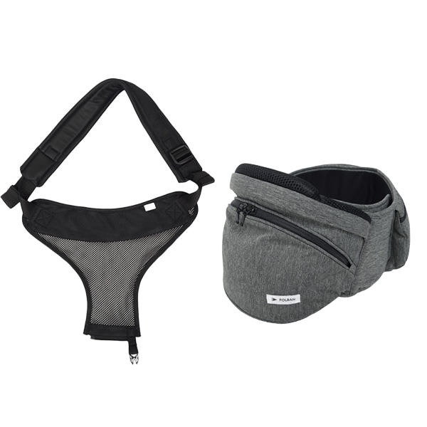 ポルバン POLBAN シングルショルダーセット アドバンス メランジグレー