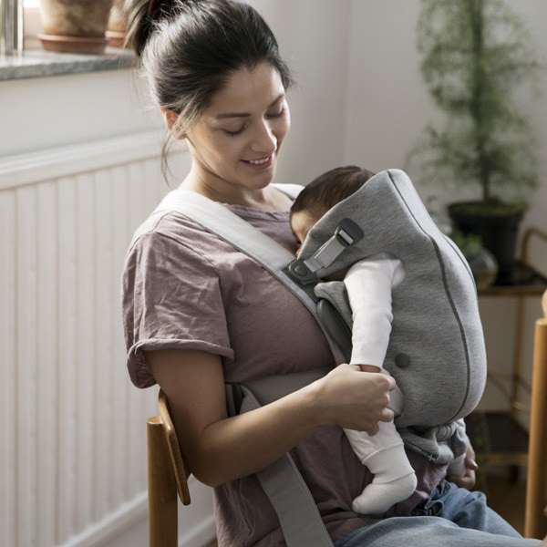 BabyBjorn ベビーキャリア MINI 3D ジャージー / ライトグレー ｜ BABY