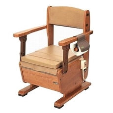 さわやかチェアPT ホット便座 肘掛けはねあげタイプ ｜ 腰掛便座