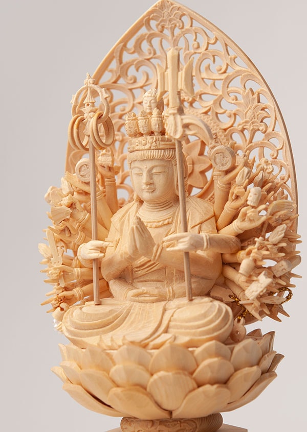 仏像】千手観音菩薩 子年の守護本尊 身丈2寸 | 開運・縁起物,干支守護