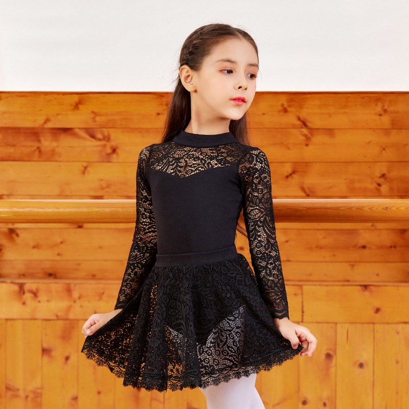 バレエロングスリーブレオタードスカート付 SIK1809 | すべての商品