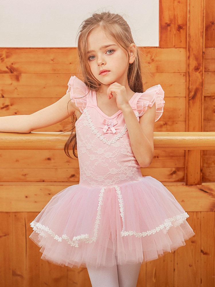 スカート付レオタード キッズ ジュニア 3色展開 SIK1965 | すべての