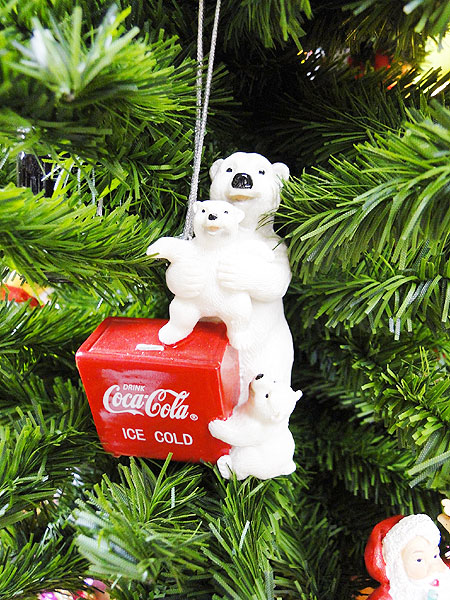 コカ・コーラブランド クリスマスオーナメント （ポーラベアー