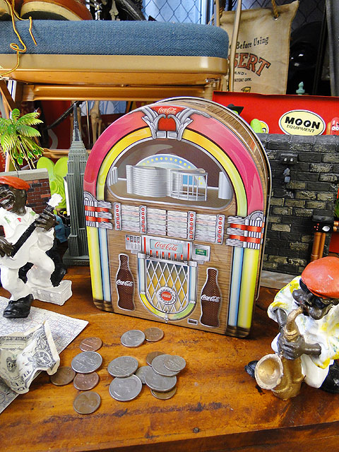 コカ・コーラ ジュークボックス型ティンコインバンクの通販・販売