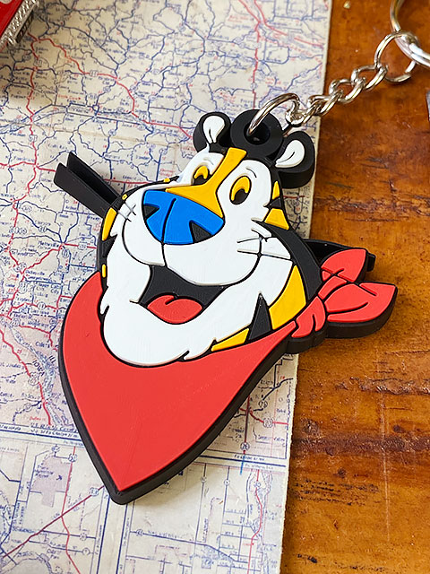 ケロッグ トニー・ザ・タイガー ラバーキーホルダー （フェイス）の