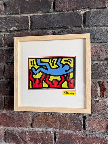 キース・ヘリング アートフレーム Sサイズ （Apocalypse 1988） 木製額