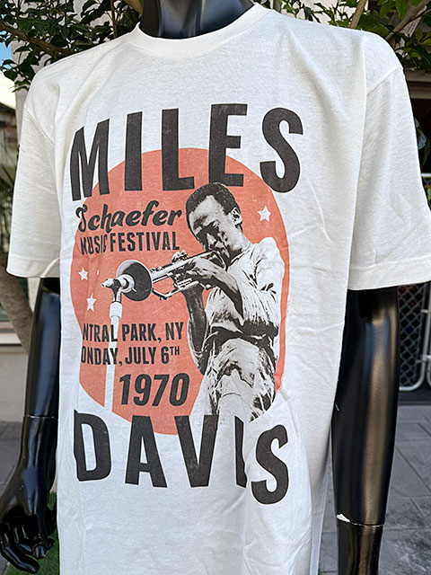 マイルス・デイヴィス オフィシャル Tシャツ MILES DAVIS ジャズ JAZZ