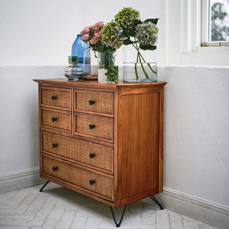 チェスト 【ラタン】 80×40×75cm｜ベッド・マットレス・インテリア家具