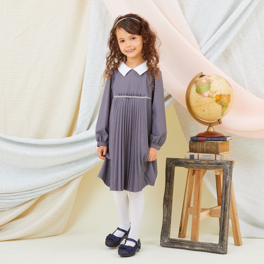 フロントプリーツワンピース 120 130cm （8376-7303） CHOPIN/ショパン