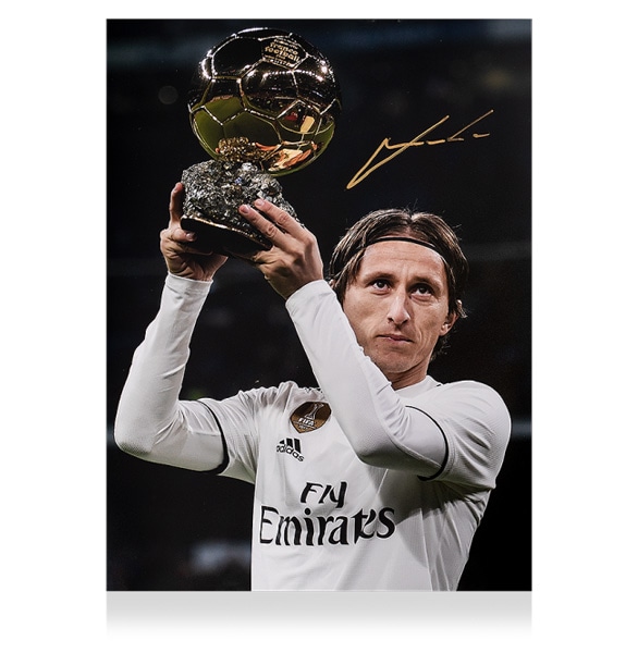 ルカ・モドリッチ 直筆サインフォト レアル・マドリード バロンドール