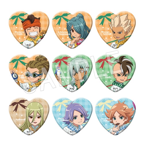 イナズマイレブン トレーディングハート型缶バッジ カフェver. vol.2