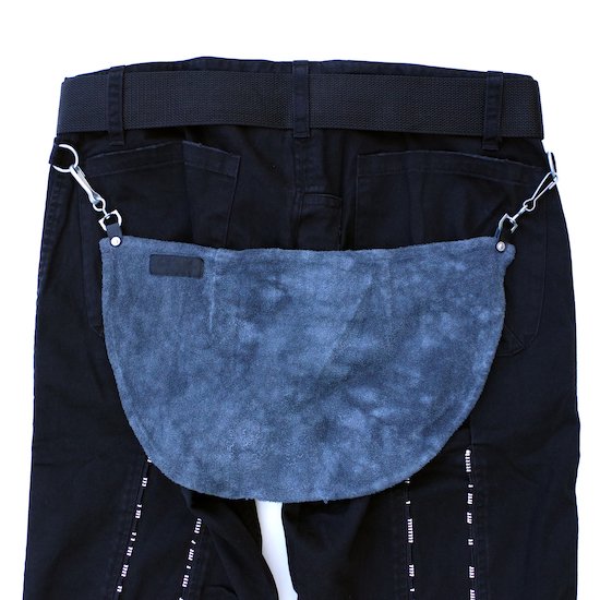 PEEL & LIFT ピールアンドリフト bondage trousers m/damaged BLACK