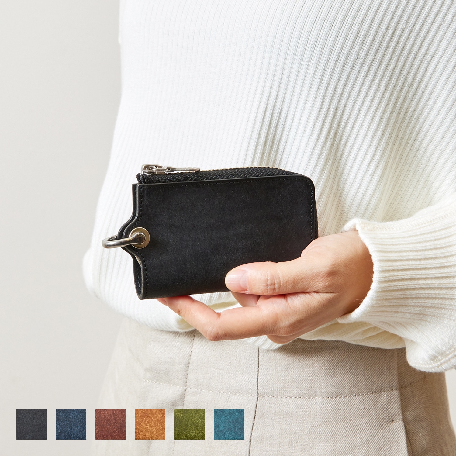 スマートキー対応キーケース プエブロレザー com-ono KEY-002pb 使い