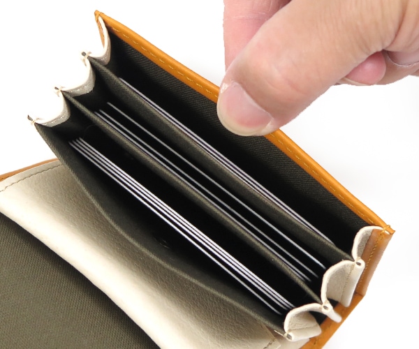 エムピウ m+ ミッレフォッリエ 2P30 ミニ財布 （カラー：ナポリ