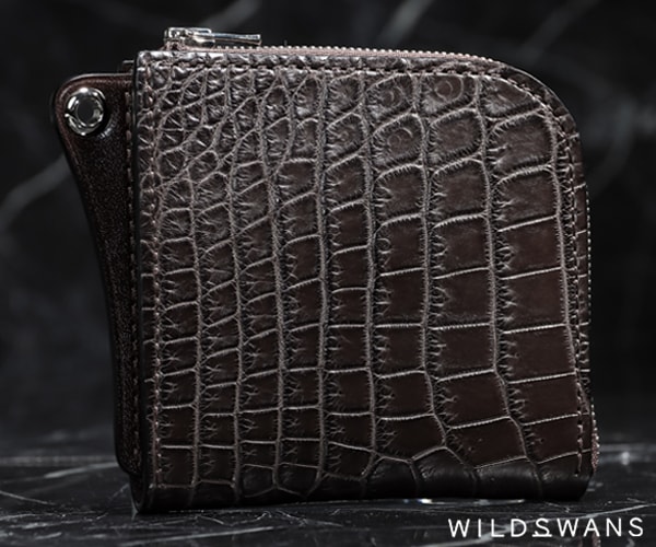 選べるノベルティ付】 ワイルドスワンズ クロコダイル アラード L字